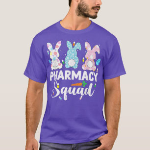 Camiseta Funny Pharmacit Bunny Pharmacy Squad Easter Day