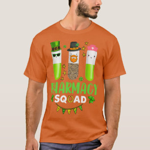 Camiseta Funny Pharmacy Squad Leprechaun Pharmacist St Patr