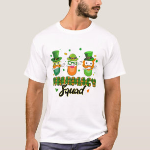 Camiseta Funny Pharmacy Squad Leprechaun Pharmacist St Patr