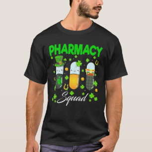 Camiseta Funny Pharmacy Squad Leprechaun Pharmacist St Patr