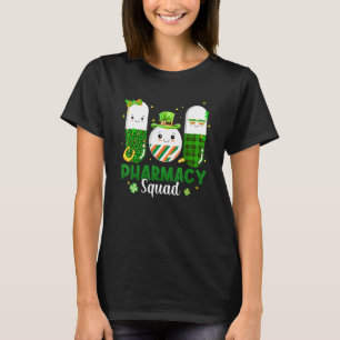 Camiseta Funny Pharmacy Squad Pills St Patrick's