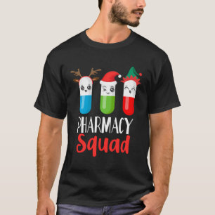 Camiseta Funny Pharmacy Tech Navidades que coinciden con el