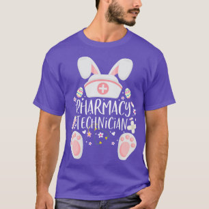 Camiseta Funny Pharmacy Technist Bunny Pharmacist Happy E
