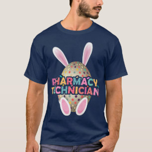 Camiseta Funny Pharmacy Technist Bunny Pharmacist Happy E