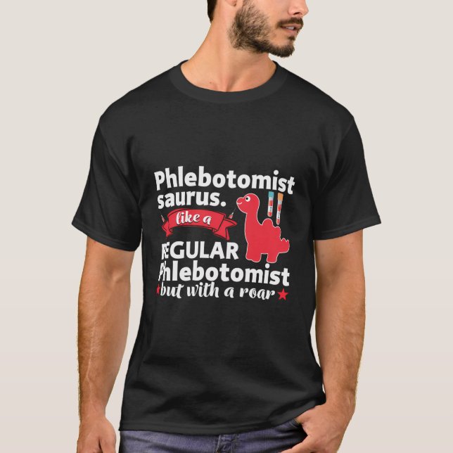 Camiseta Funny Phlebotomist Phlebotomy Tech Rn Nurse Lab Te (Anverso)