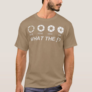 Camiseta Funny Photography Aperture FStops