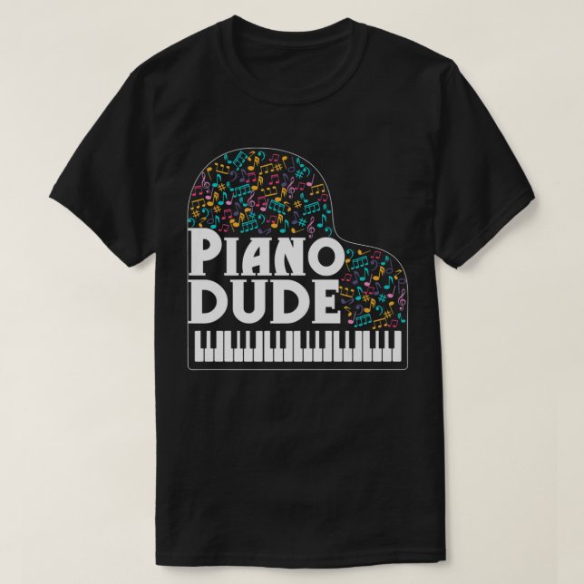 Camiseta Funny Piano Player Men Classical Music Lover (Diseño del anverso)