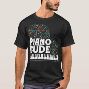 Camiseta Funny Piano Player Men Classical Music Lover