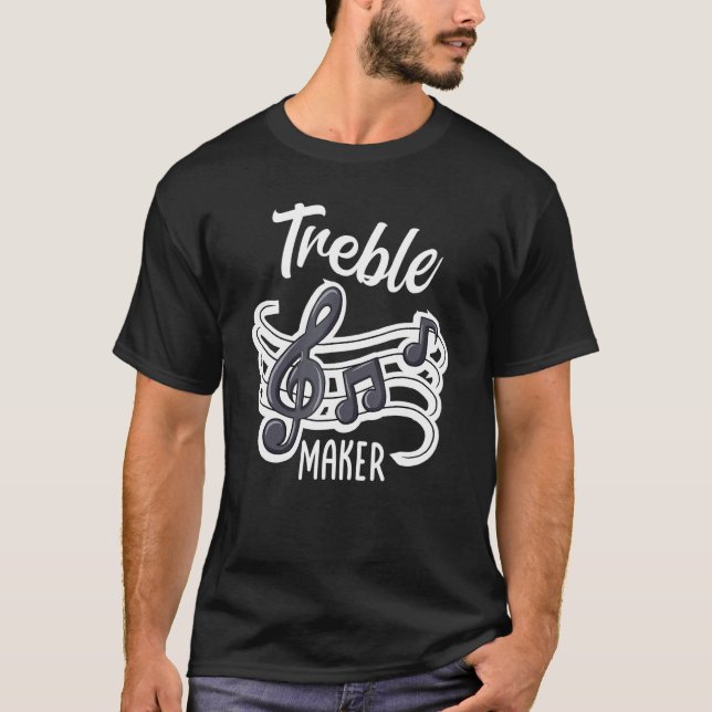 Camiseta Funny Piano Treble Maker - Pianist Piano Lover Mus (Anverso)