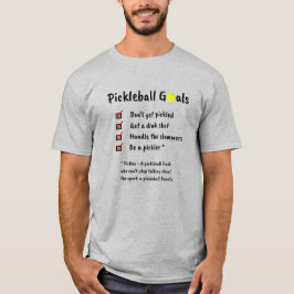 Camiseta Funny Pickleball Goals