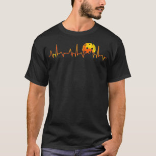 Camiseta Funny Pickleball Heartbeat Paddle Sports Player Gi