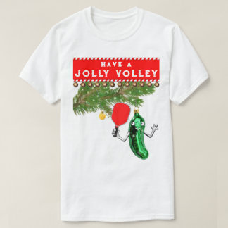 Camiseta Funny Pickleball Navidades