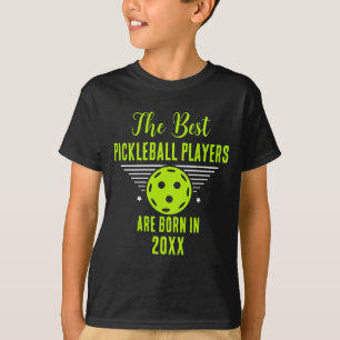 Camiseta Funny Pickleball Nombre personalizado Cumpleaños F