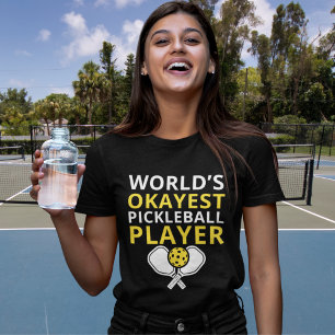 Camiseta Funny Pickleball Player Paddle