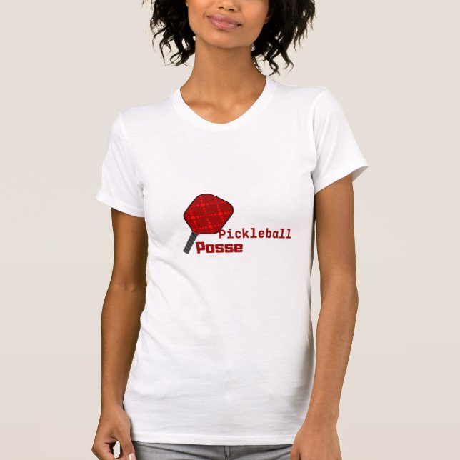 Camiseta Funny Pickleball Posse Quote For Pickleball (Anverso)