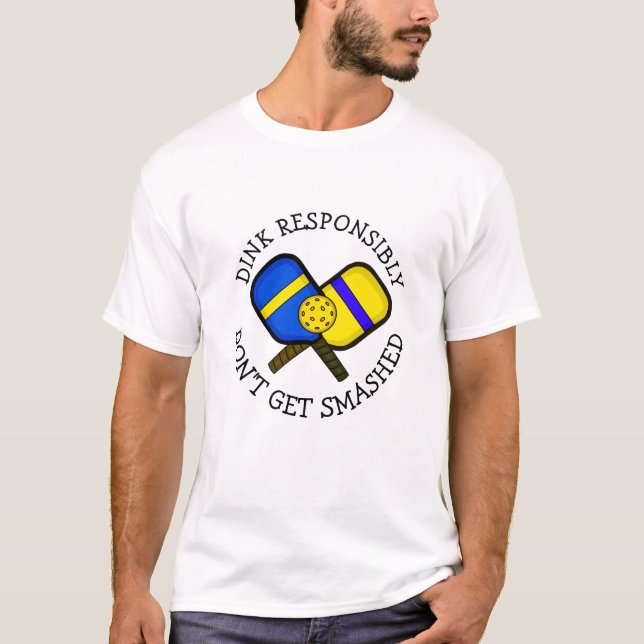 Camiseta Funny Pickleball Pun | No se rompa (Anverso)