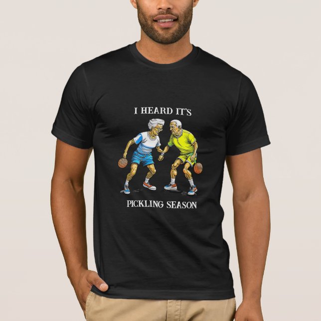 Camiseta Funny Pickleball Pun | Temporada de pesca (Anverso)