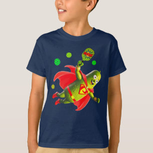 Camiseta Funny Pickleman sobre azul marino personalizado