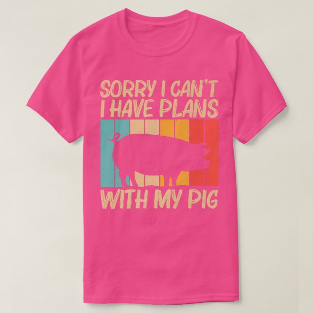 Camiseta Funny Pig Design For Men Women Pig Farmer Farm Far (Diseño del anverso)