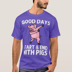 Camiseta Funny Pig Design For Men Women Piglet Hog Piggy Fa