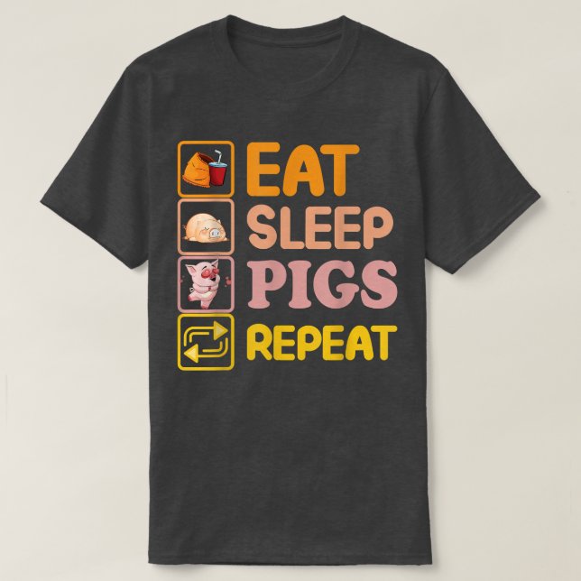 Camiseta Funny Pig Lover Pig Farming Piglet Farmer Farm Ani (Diseño del anverso)
