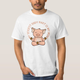Camiseta Funny Pig Meditation Practice Gift