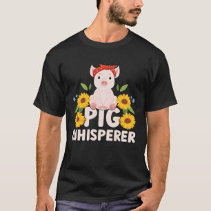 Camiseta Funny Pig Whisperer Farm Piglet Pullover Hoodie