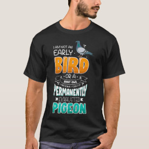 Camiseta Funny Pigeon Lover Design para Aves Lover