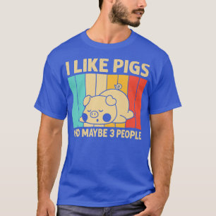 Camiseta Funny Pigs Design Pigs Lover Men Women Animal Intr