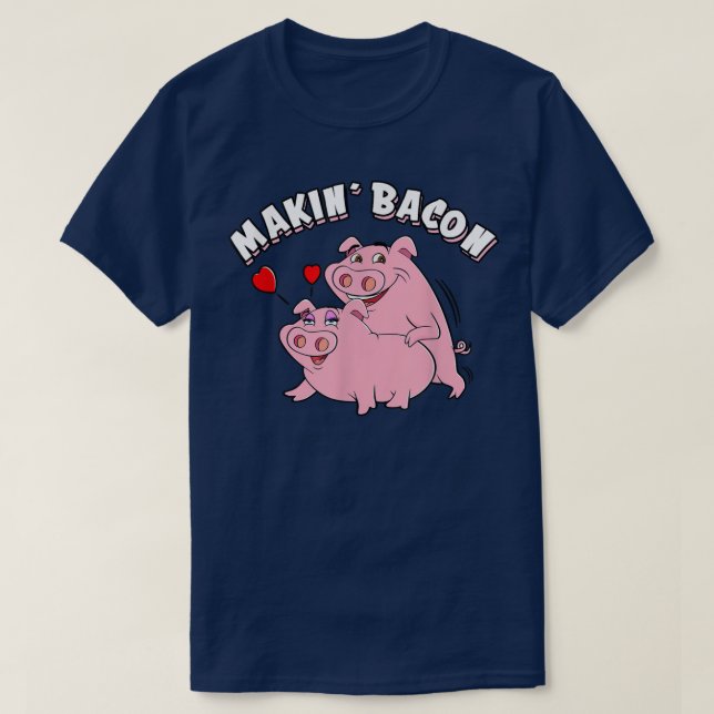 Camiseta Funny Pigs Roast Making Bacon, Smoking Grilling Me (Diseño del anverso)
