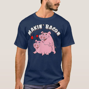 Camiseta Funny Pigs Roast Making Bacon, Smoking Grilling Me