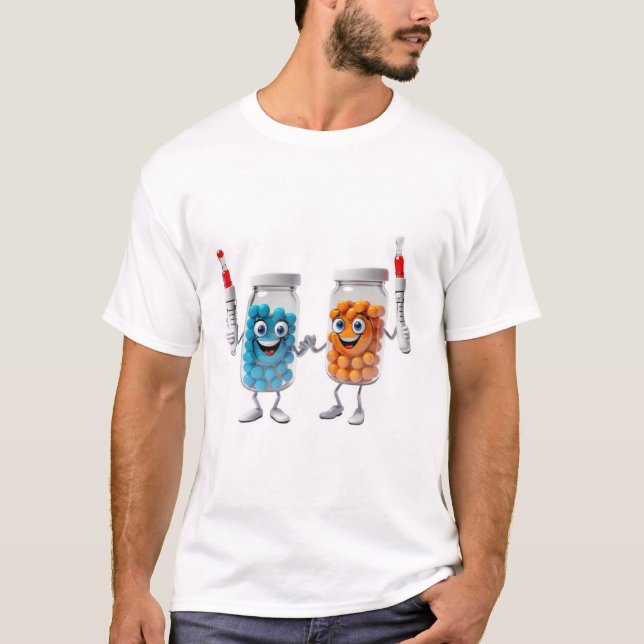 Camiseta Funny Pill Bottle Tee (Anverso)