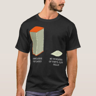Camiseta Funny Pilot Aviation Knowledge Meme Plane Spotter
