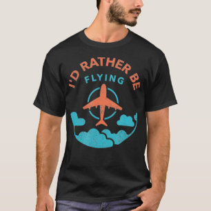 Camiseta Funny Piloto Operador De Vuelo Amantes De Avión Am