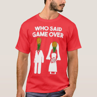 Camiseta Funny Pineapple Swinger Gift Boda Bride Groom M