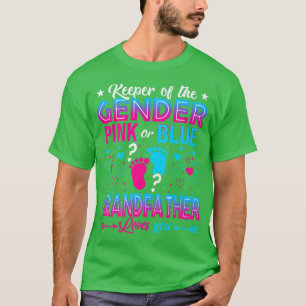 Camiseta Funny Pink Or Blue Grandfather Loves You Gender Re
