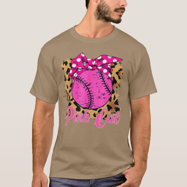 Camiseta Funny Pink Out Breast Cancer Awareness Pink Ribbon (Anverso)