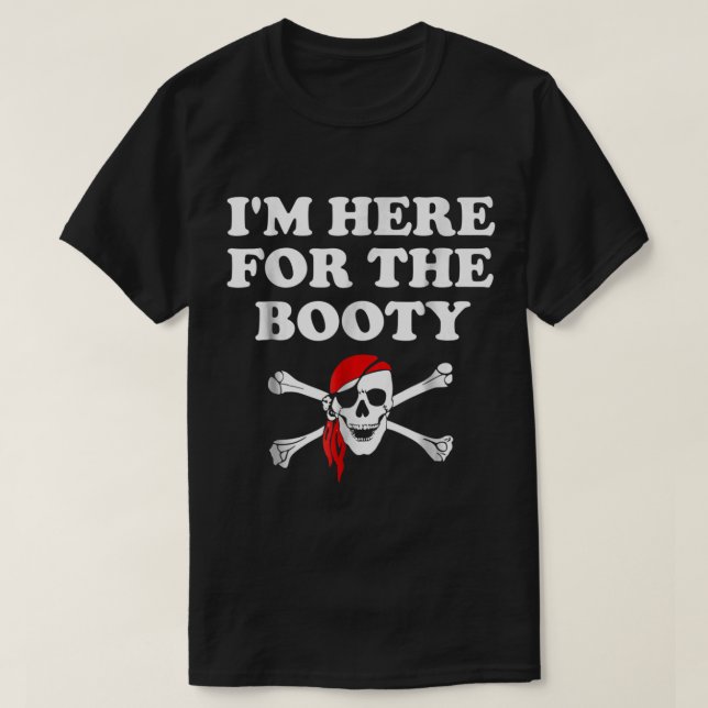 Camiseta Funny Pirate Treasure Hunter Design (Diseño del anverso)