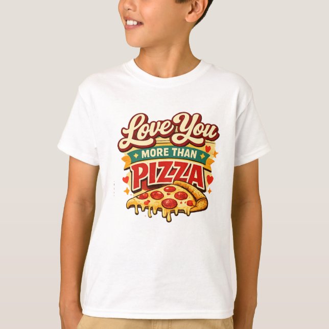 Camiseta Funny pizza Lover Valentine Shirt -pizza Lover (Anverso)