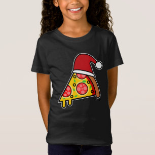 CAMISETA FUNNY PIZZA SLICE SANTA