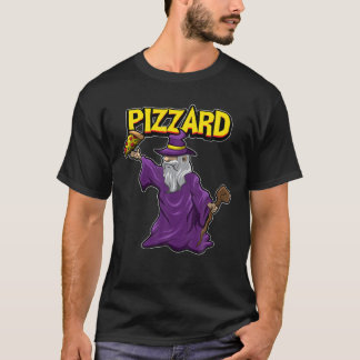 Camiseta Funny Pizza Wizard Food Pun Pizzard Magic Fast Foz