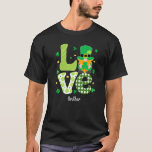 Camiseta Funny Plaid Shamrock Love Brother Shamrock St Patr