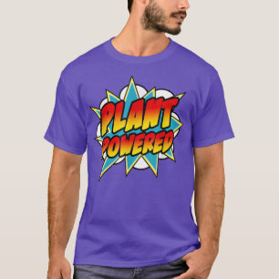 Camiseta Funny planta alimentada Vegetariana Superpower Re