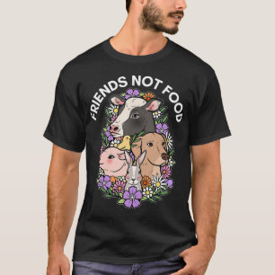 Camiseta Funny planta de Navidades veganos amigos de Navida