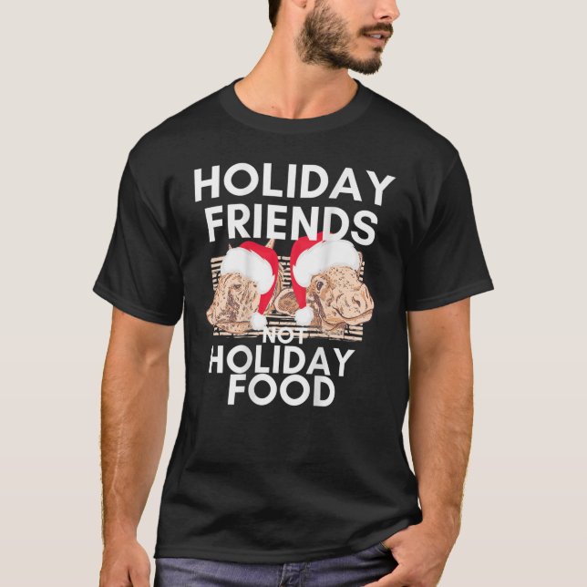 Camiseta Funny planta de Navidades veganos amigos de Navida (Anverso)