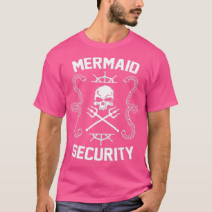Camiseta Funny playa Merman Mermaid Security Swimming Beach