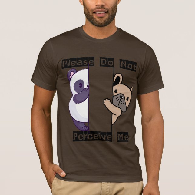 Camiseta Funny Please Do Not Perceive Me Men's T-Shirt (Anverso)