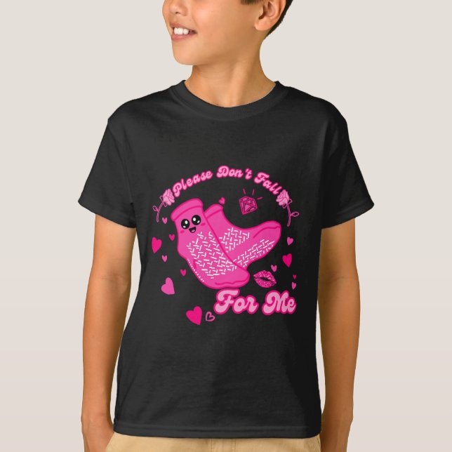 Camiseta Funny Please Don't Fall For Me Medical Non Slip So (Anverso)