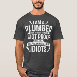 Camiseta Funny Plumber Gifts  Apparel Premium
