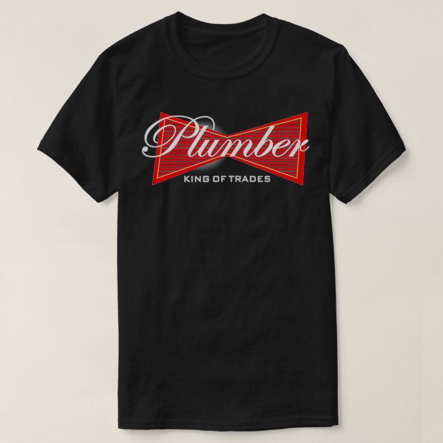 Camiseta Funny Plumber  King of Trades Tee  Gift  (Diseño del anverso)